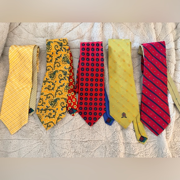 Tommy Hilfiger Other - Lot of 6 beautiful two toned Tommy Hilfiger 58” 100% silk tie EUC